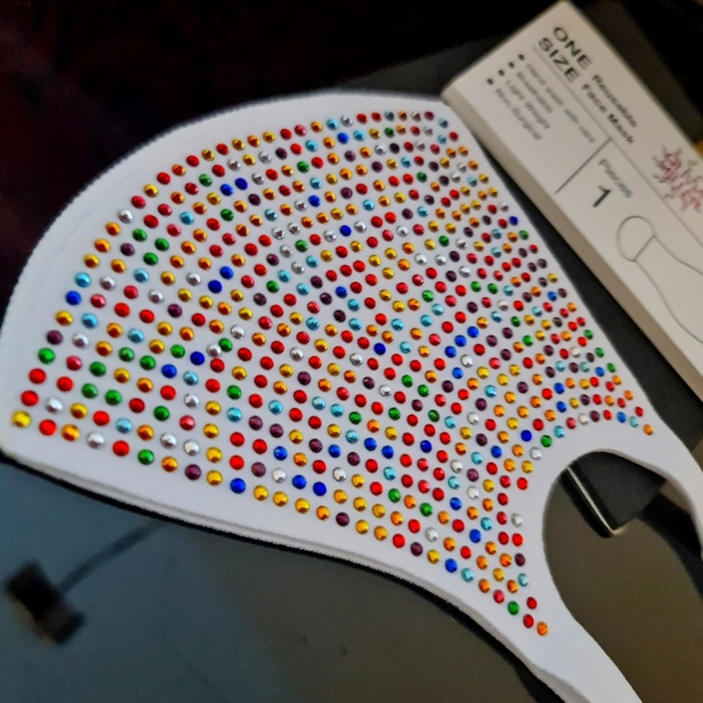 Bejeweled FaceMask Brand New